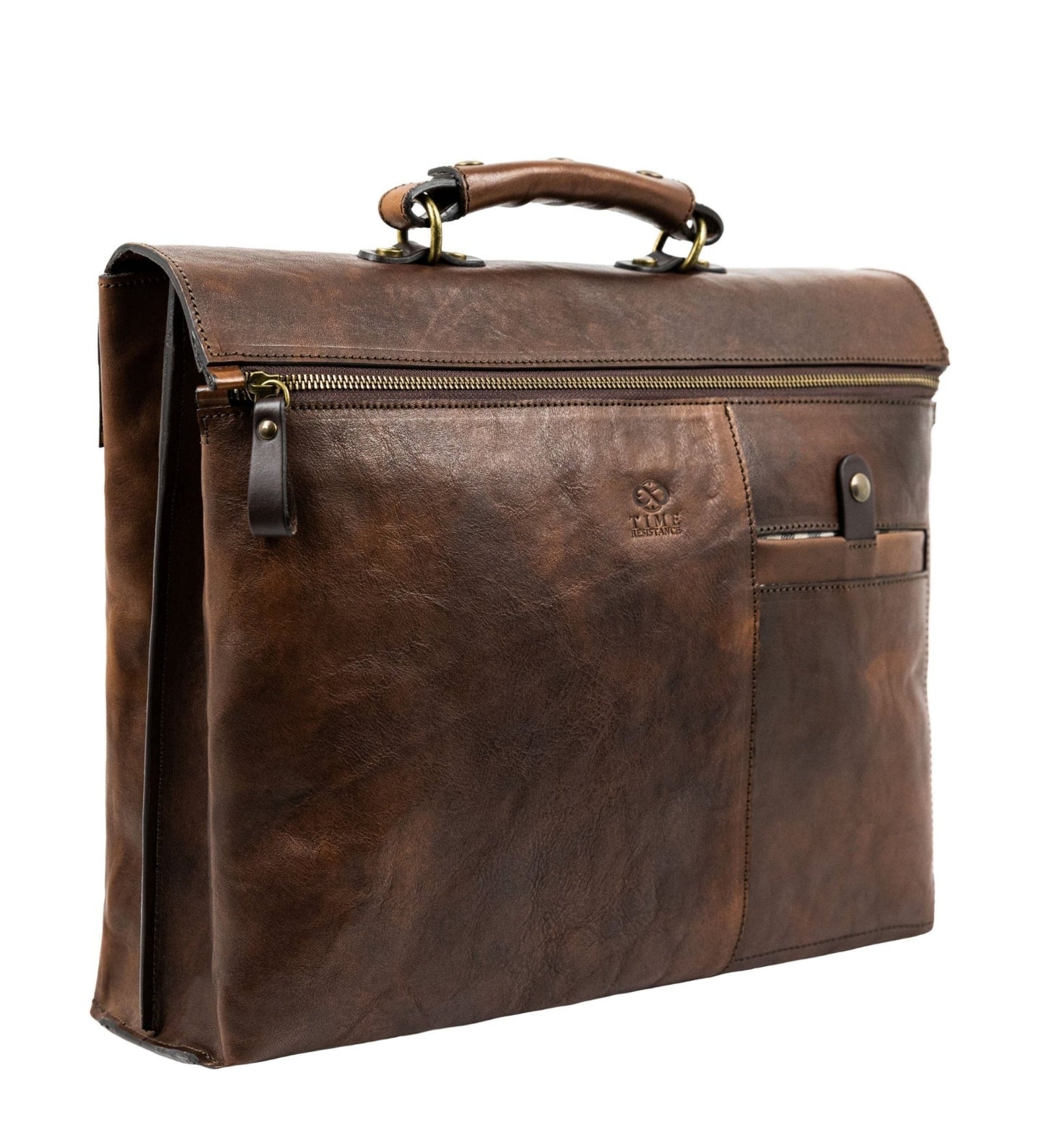 Sacoche en cuir marron pour ordinateur portable - From Here to Eternity