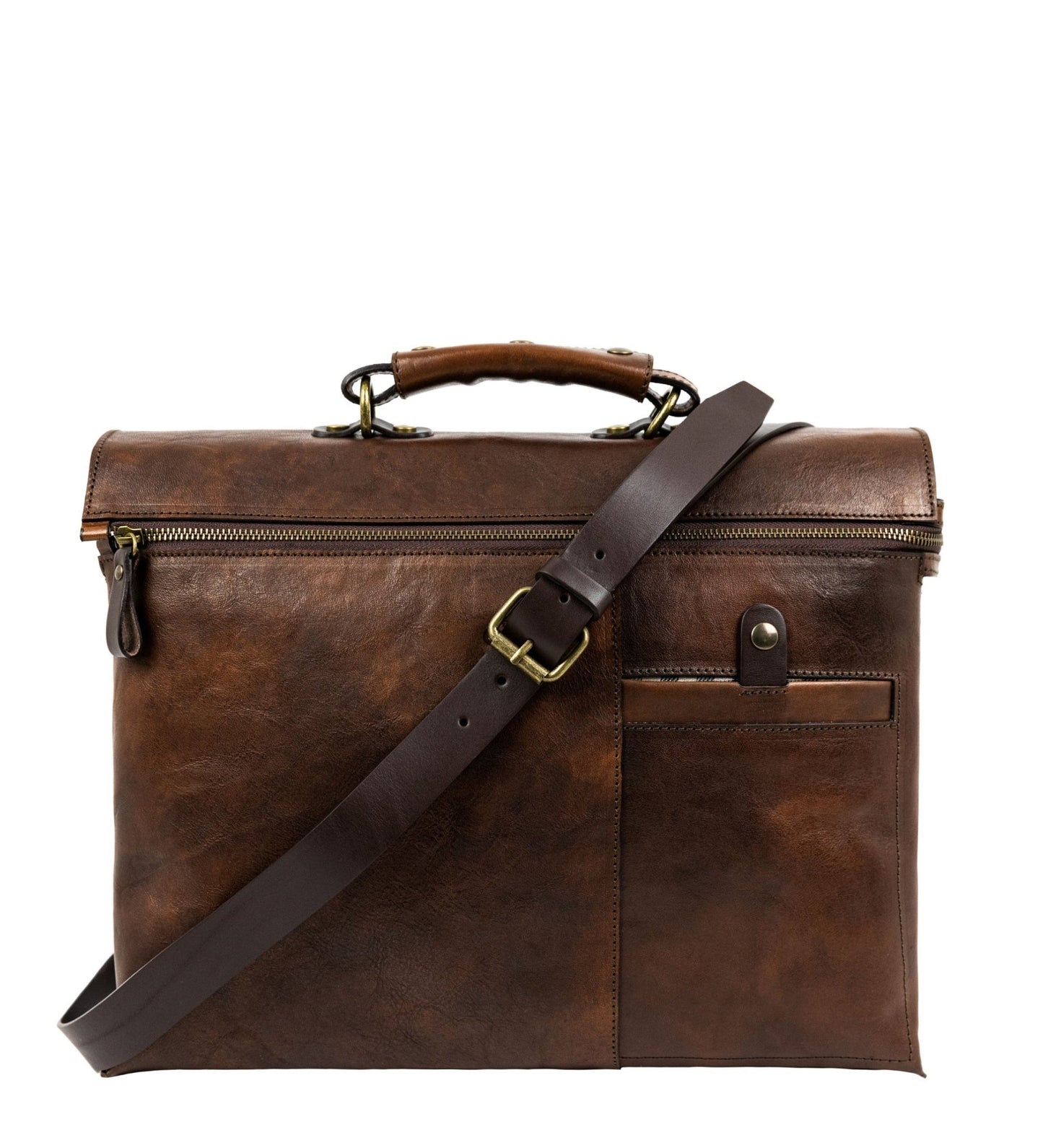Sacoche en cuir marron pour ordinateur portable - From Here to Eternity
