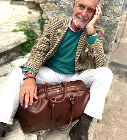 Sac de voyage fourre-tout en cuir - The Count of Monte Cristo