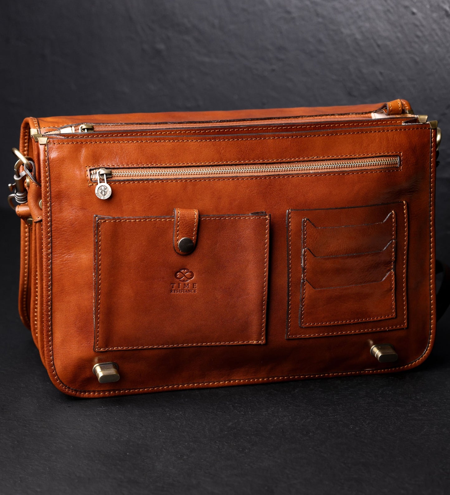 Sacoche en cuir pour ordinateur portable - Illusions