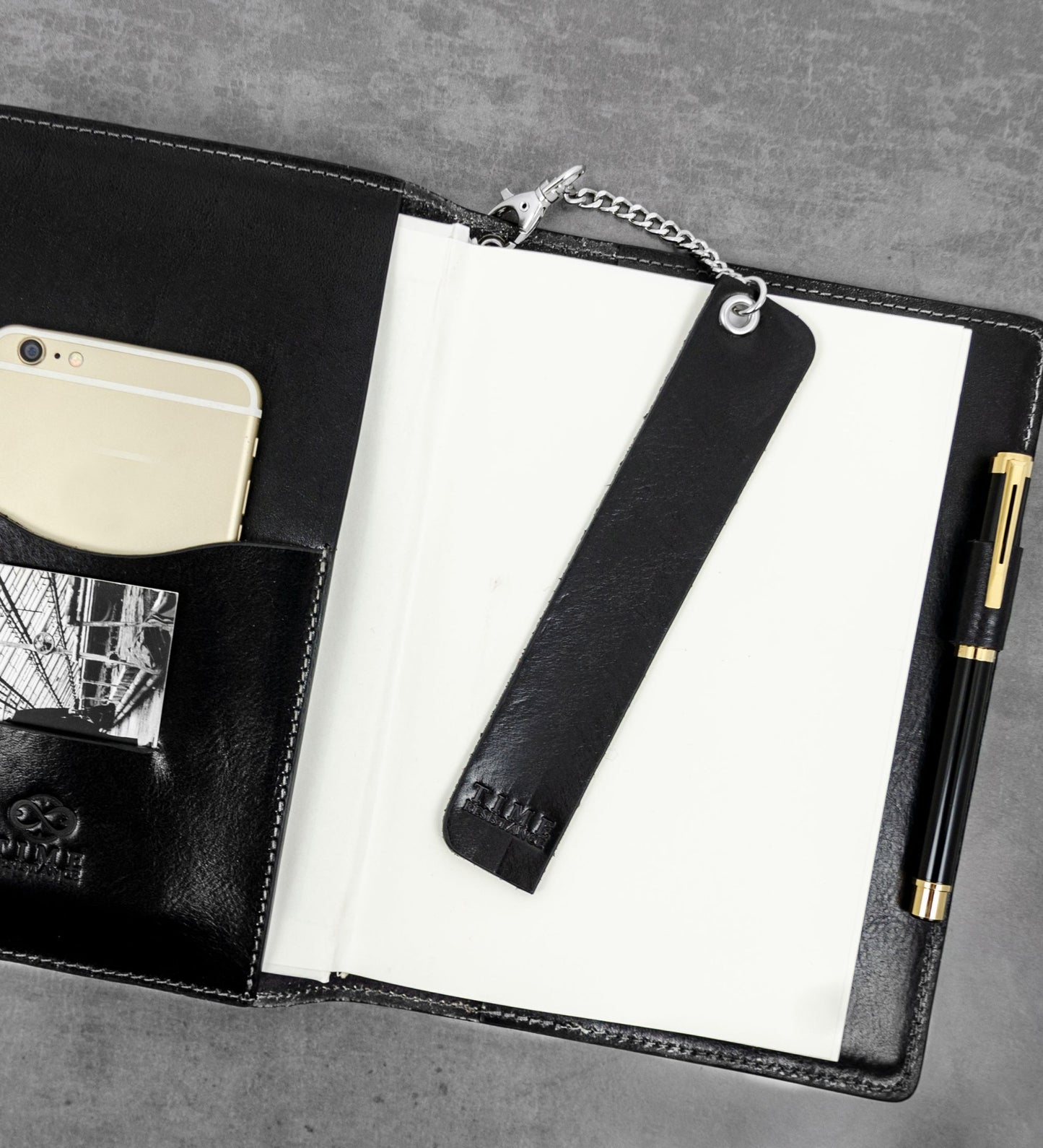 Journal en cuir avec bloc-notes rechargeable A5 - The Diary of a Nobody