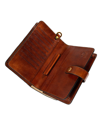 Pochette en cuir - Le Faucon maltais