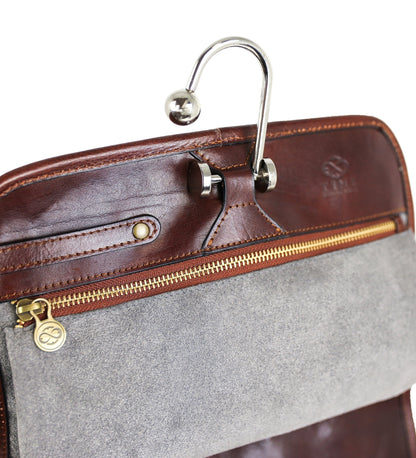 Trousse de toilette à suspendre en cuir - Dracula