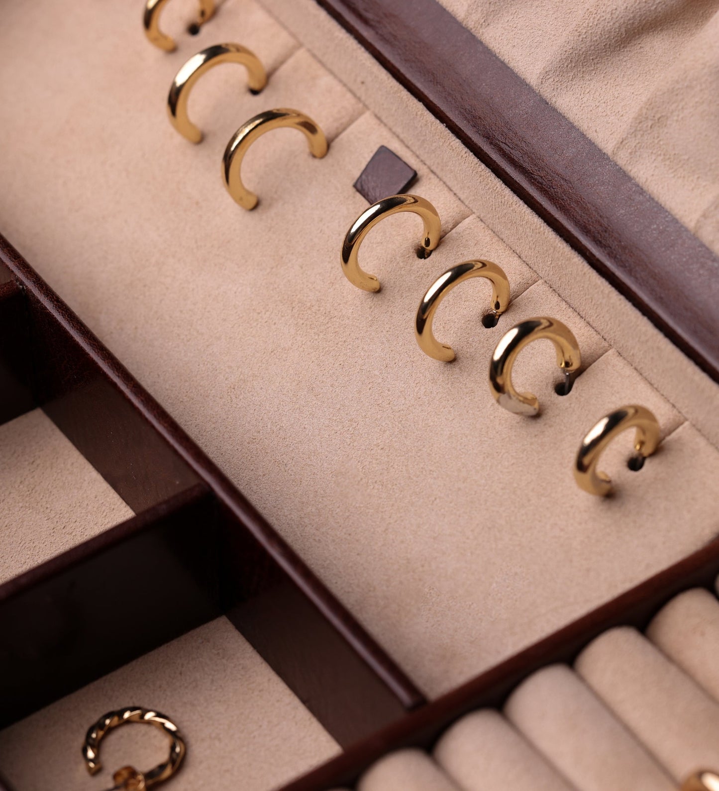 Boîte à bijoux et accessoires en cuir - The Line of Beauty