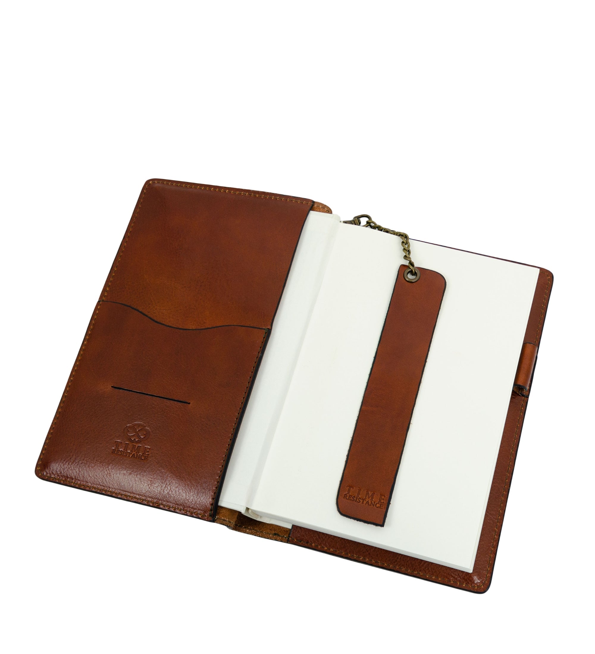 Womens Leather Journal with Refillable A5 Notepad - The Diary of a Nobody