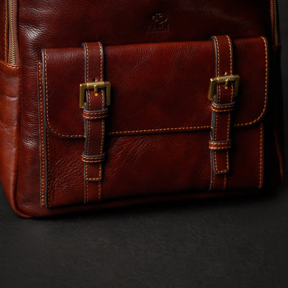 Large Leather Backpack for Men - The Divine Comedy