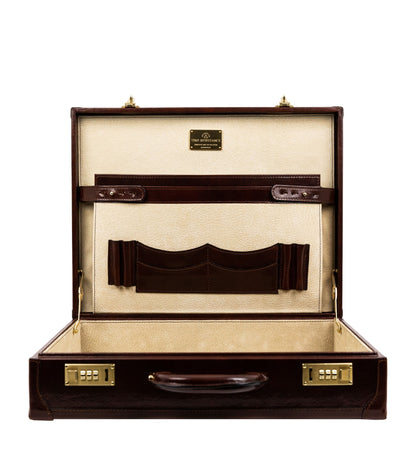 Petite mallette, cartable en cuir - The House of Mirth
