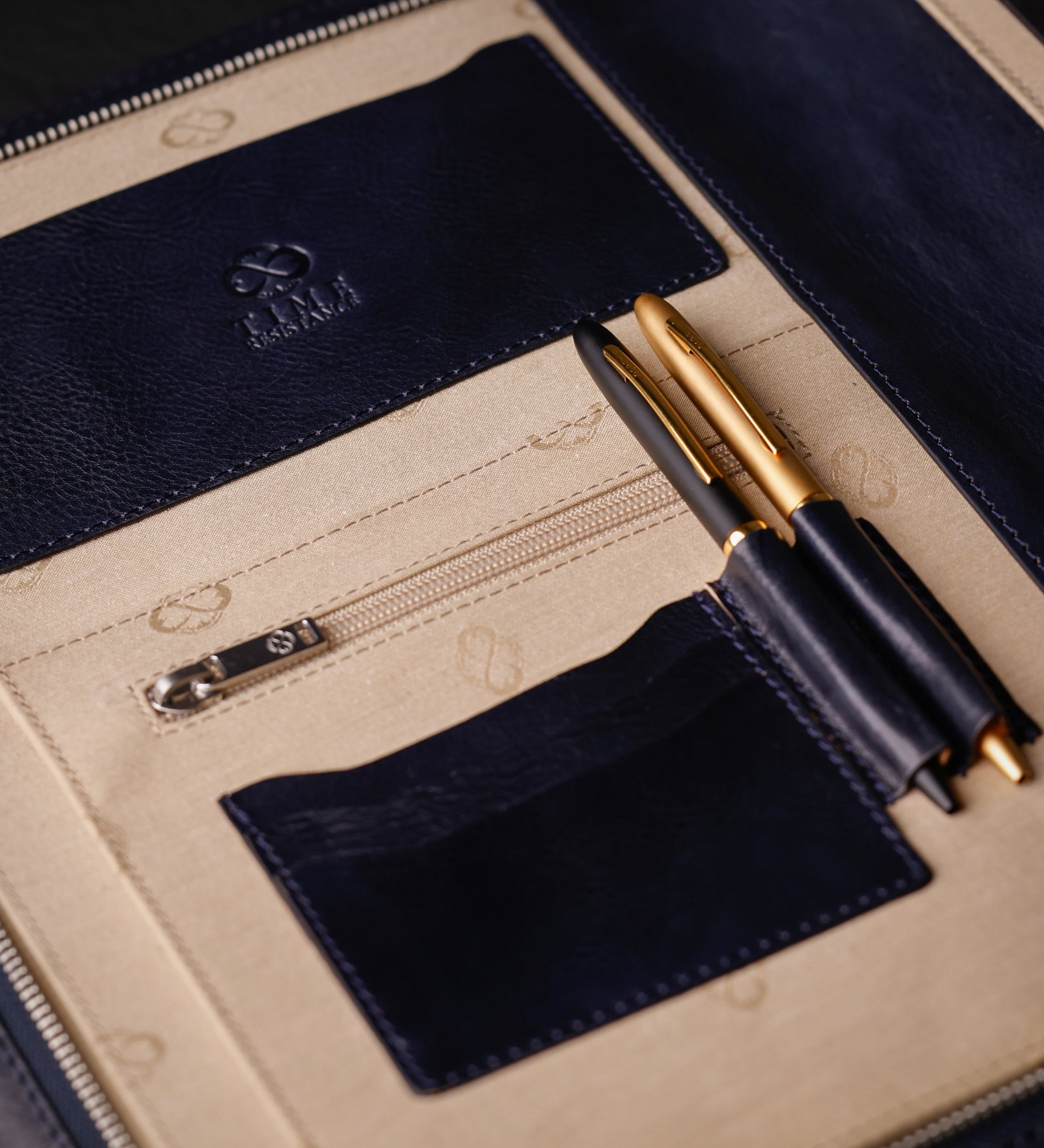 Leather A4 Documents Folder Organizer - Candide