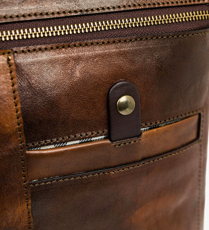Sacoche en cuir marron pour ordinateur portable - From Here to Eternity