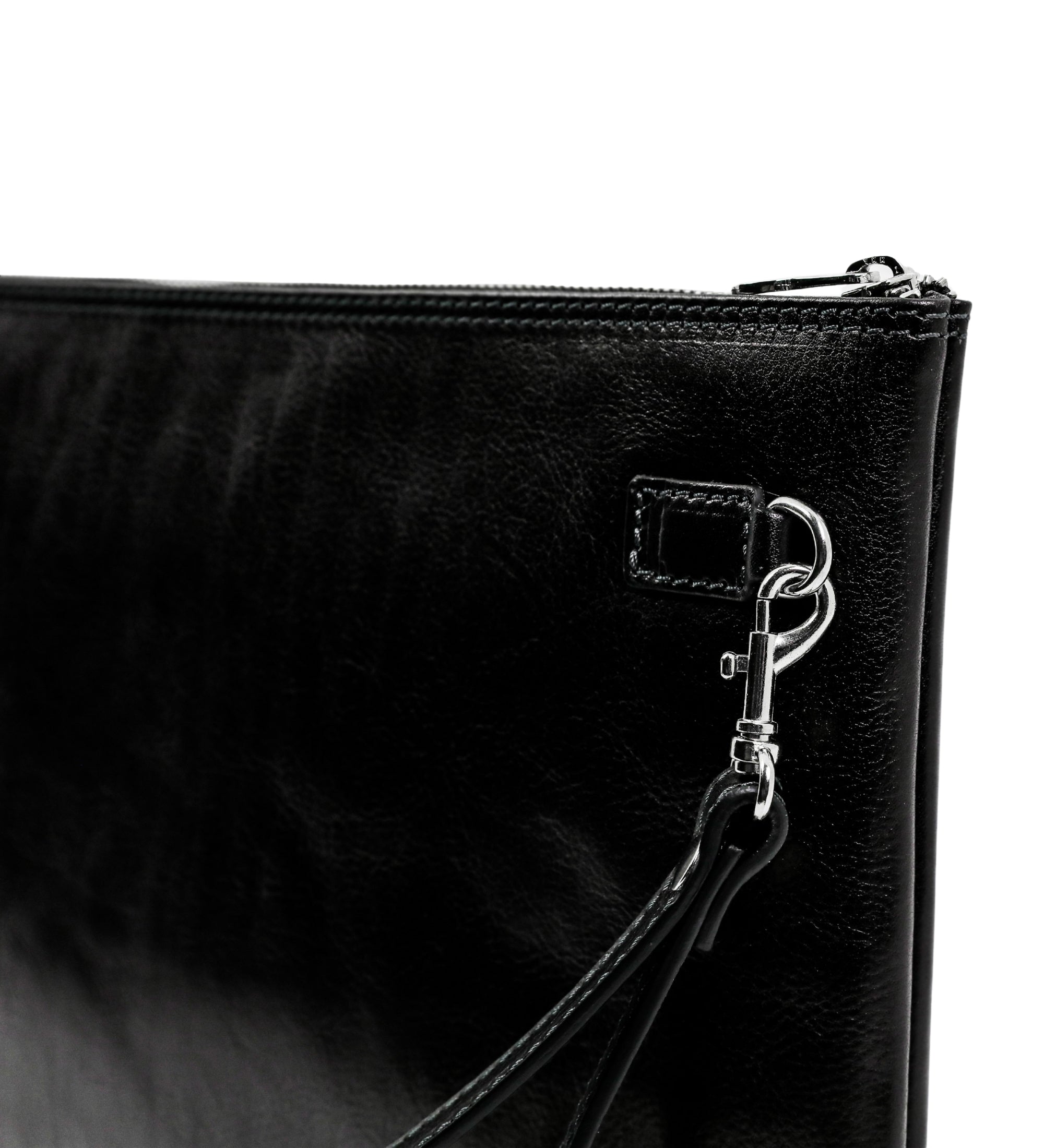 Large Leather Mens Clutch Purse - The Brothers Karamazov