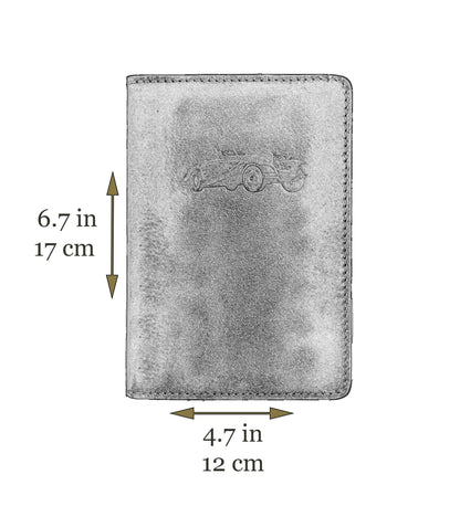 Brown Leather Car Documents Holder for Women - Self-Reliance
