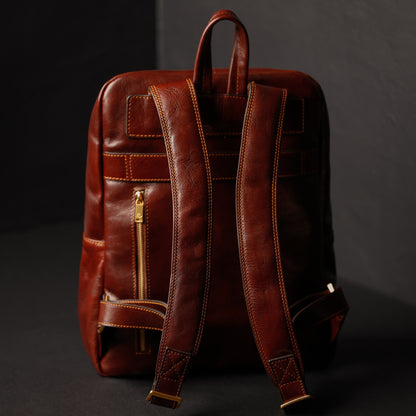 Large Leather Backpack for Men - The Divine Comedy