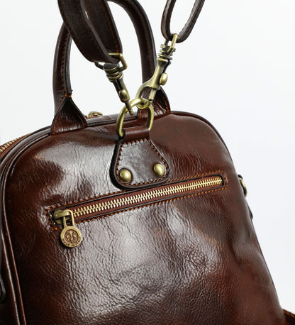 Sac à dos en cuir convertible pour femme - Regeneration