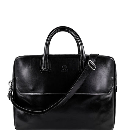 Grand sacoche en cuir pour ordinateur portable - Nostromo