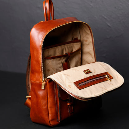 Large Leather Backpack for Men - The Divine Comedy