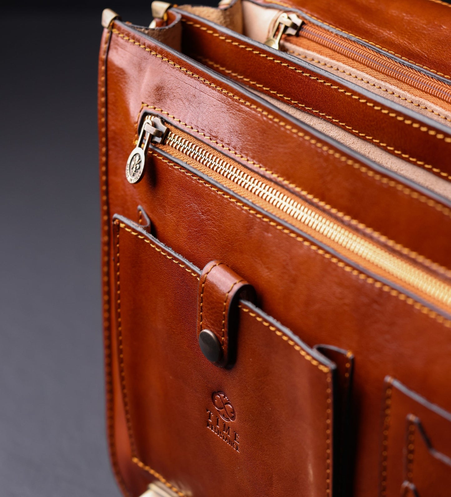 Sacoche en cuir pour ordinateur portable - Illusions