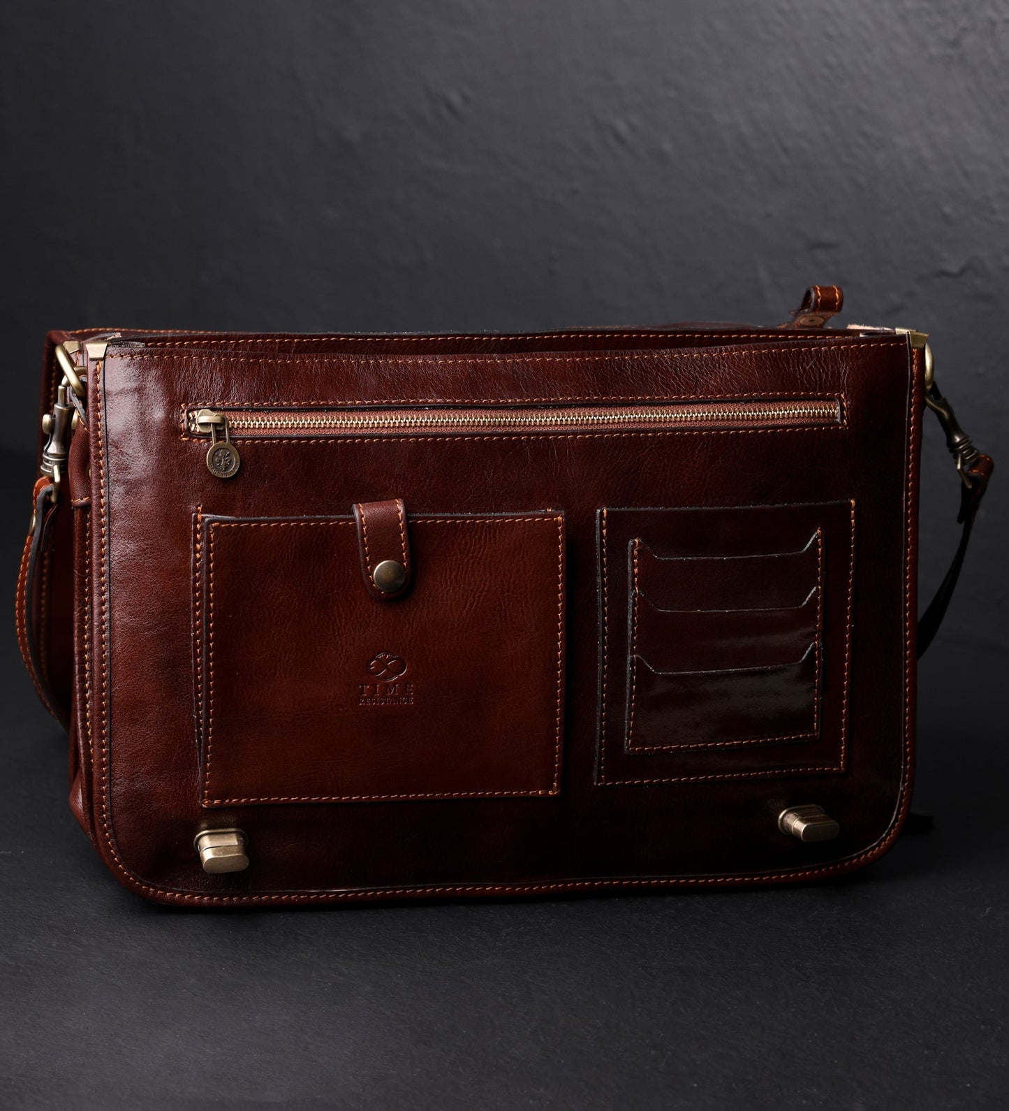 Sacoche en cuir pour ordinateur portable - Illusions