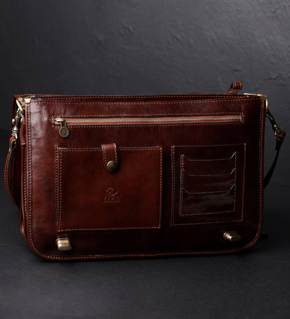 Sacoche en cuir pour ordinateur portable - Illusions