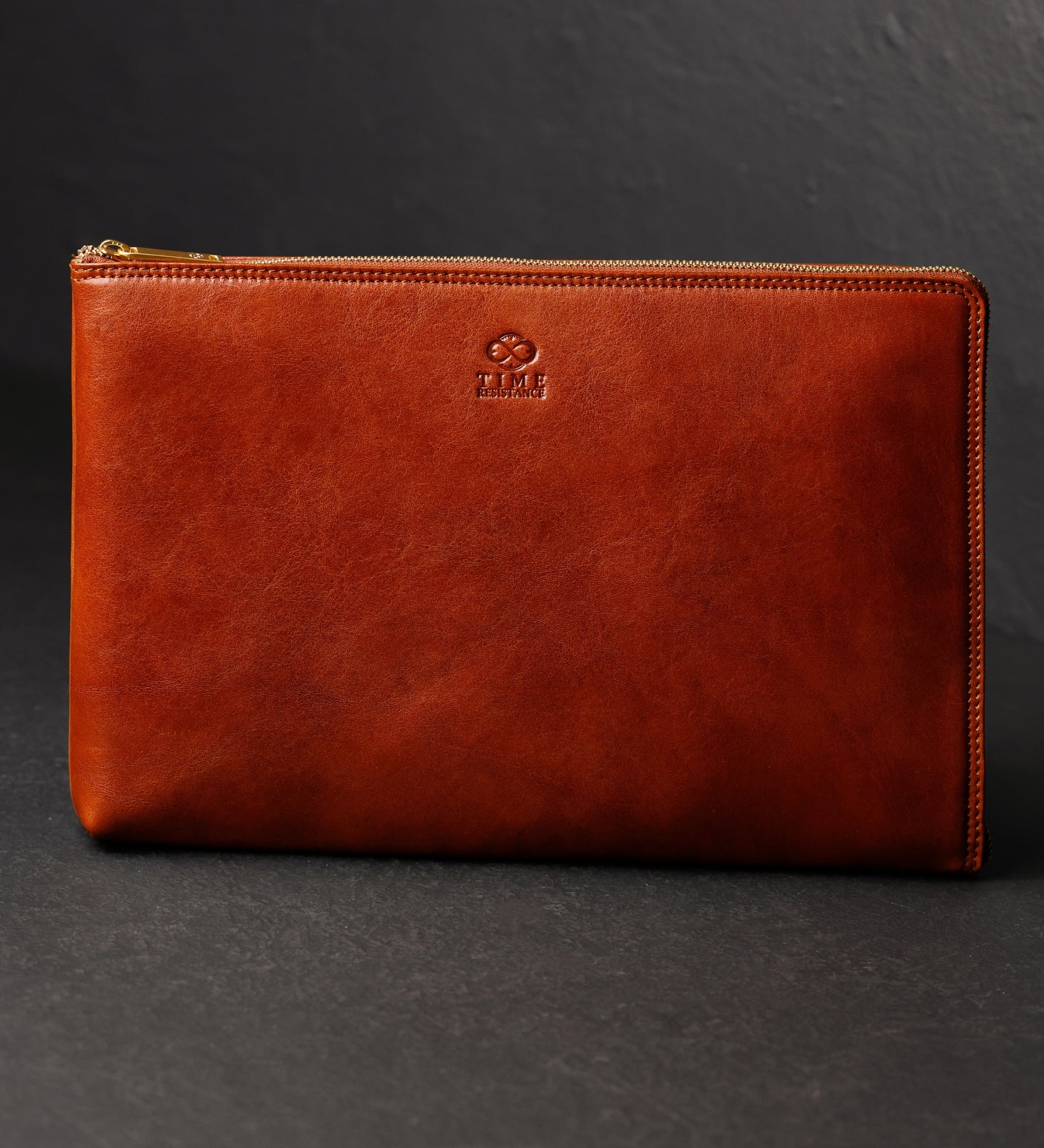 Pochette pour homme en cuir marron - The Brothers Karamazov