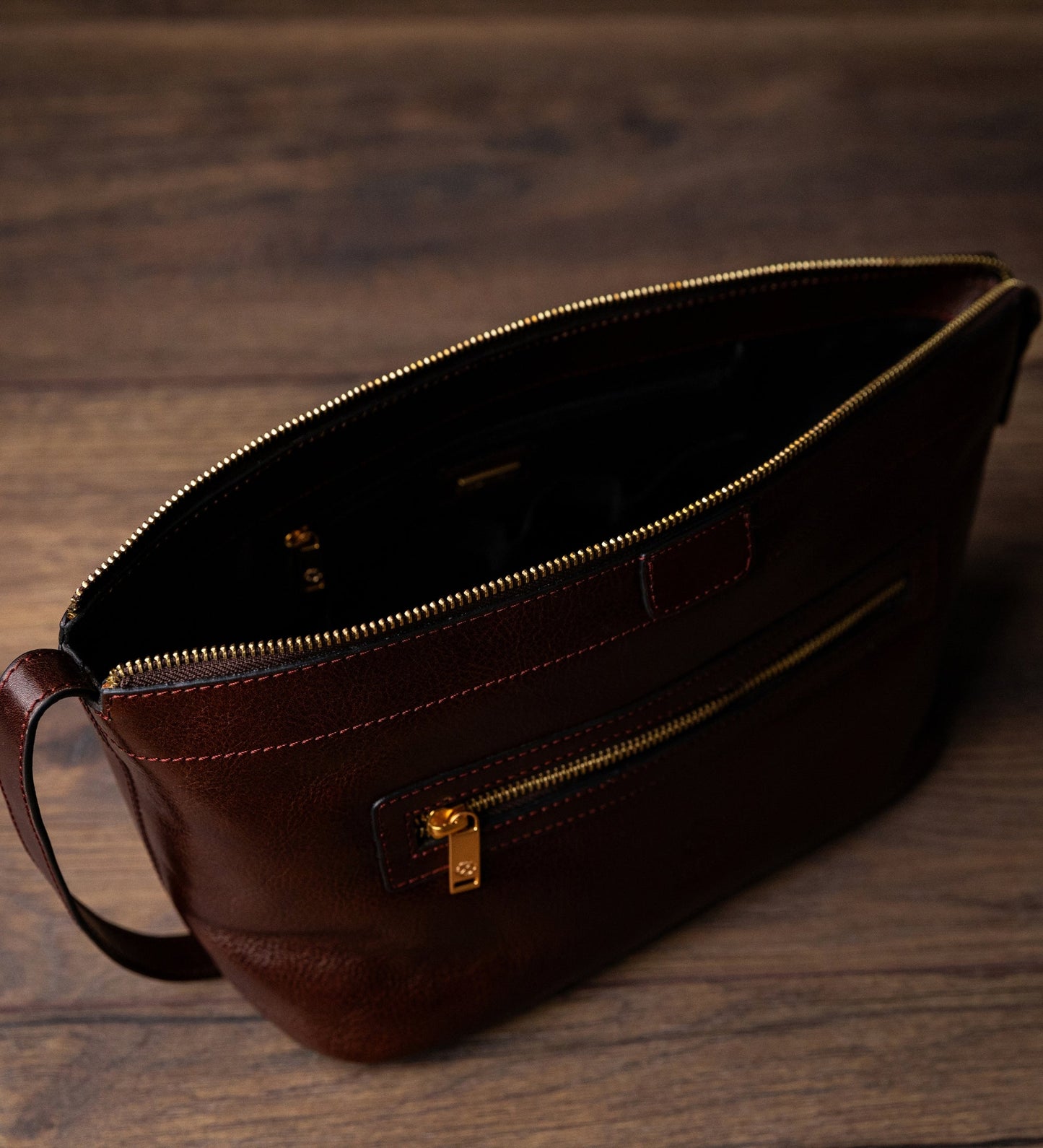 Trousse de toilette en cuir - Ragtime