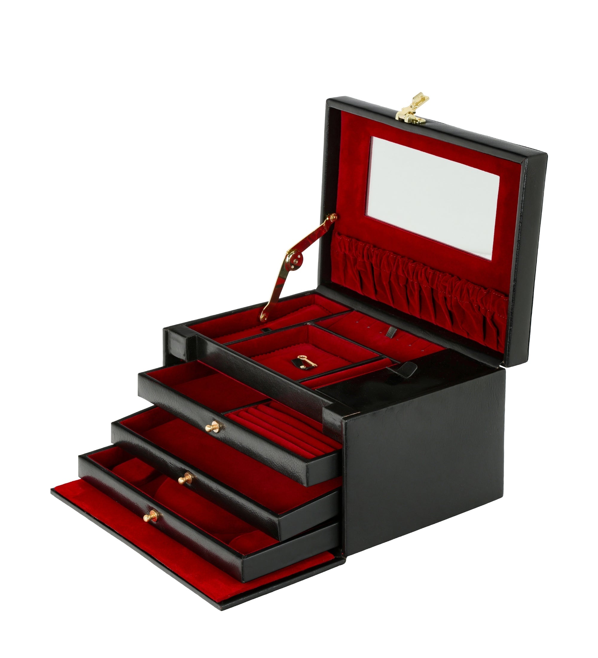 Large Leather Jewelry Box for Women - The Portrait of a Lady