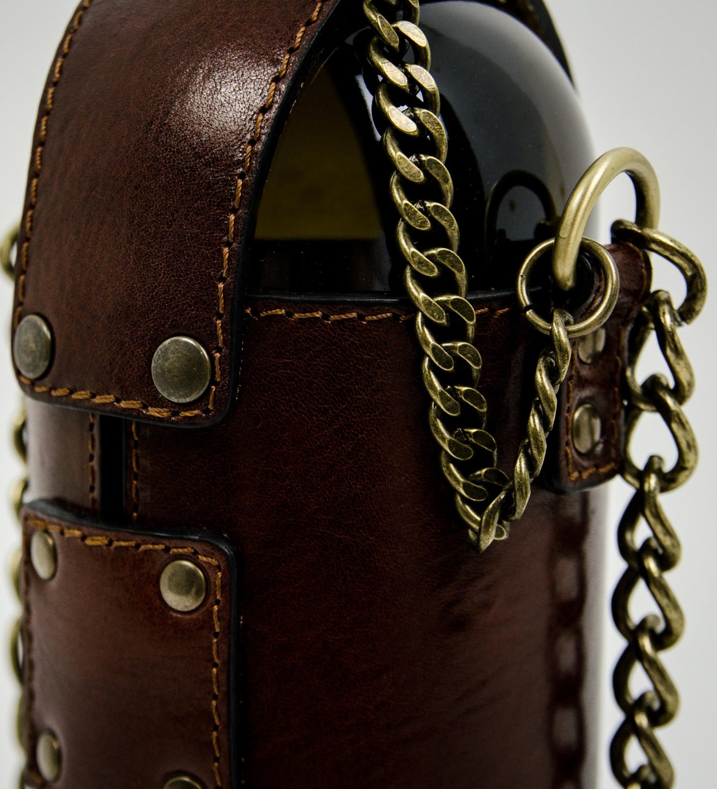 Sac porte-bouteille en cuir - Saving Grapes
