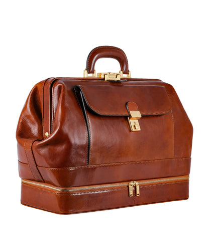 Doctor bag grande in pelle italiana - The Master and Margarita