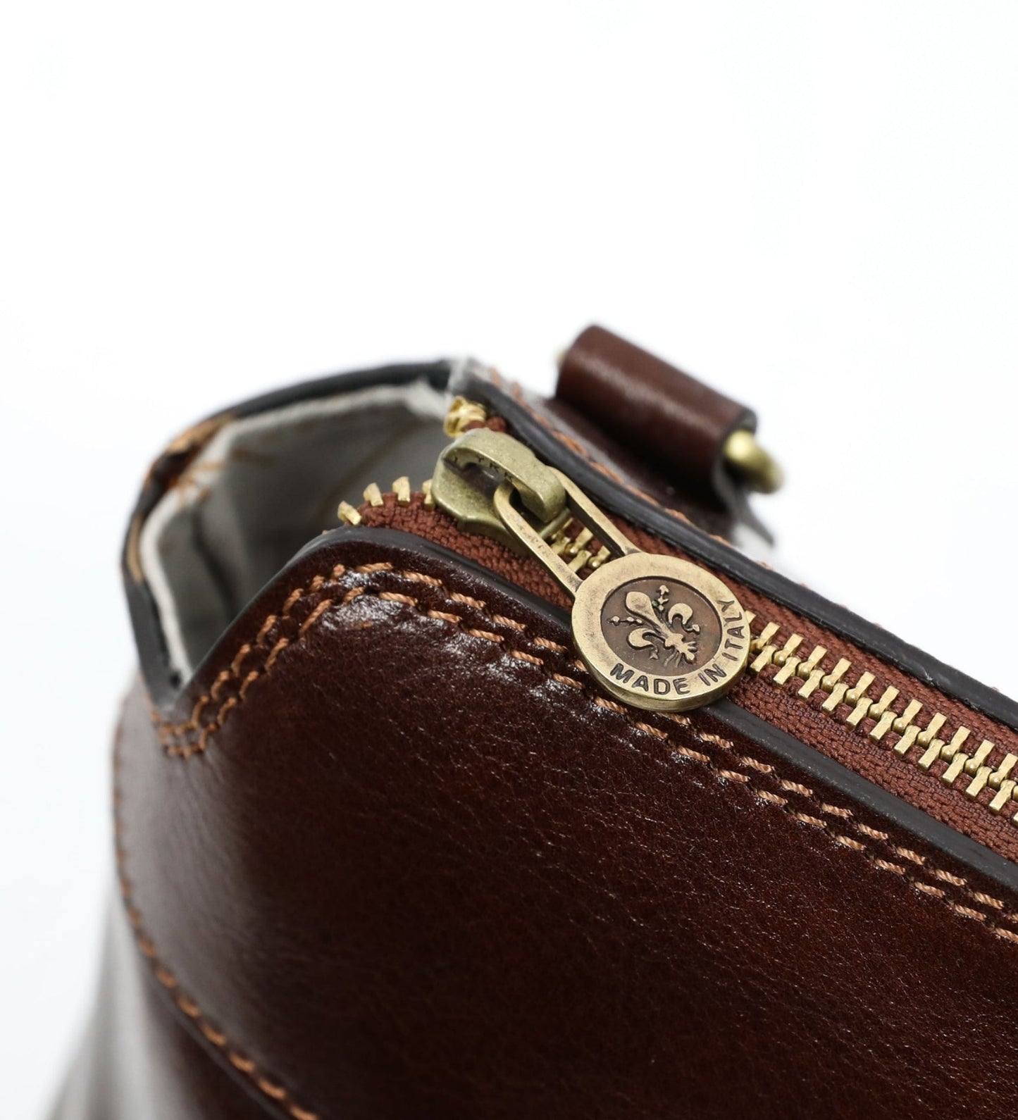 Fourre-tout en cuir marron pour femmes, sac à bandoulière - Alice in Wonderland