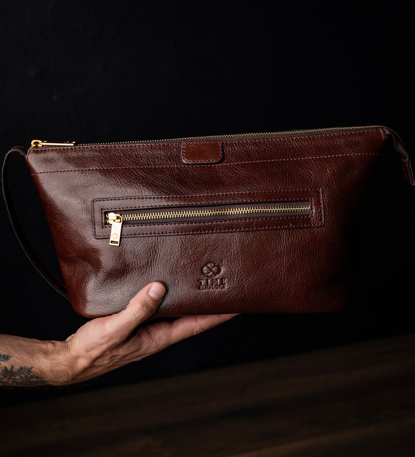 Trousse de toilette en cuir - Ragtime