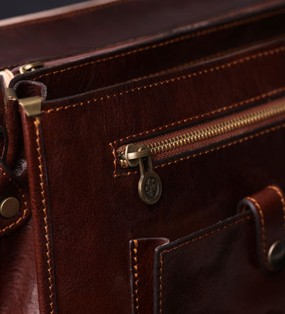 Sacoche en cuir pour ordinateur portable - Illusions