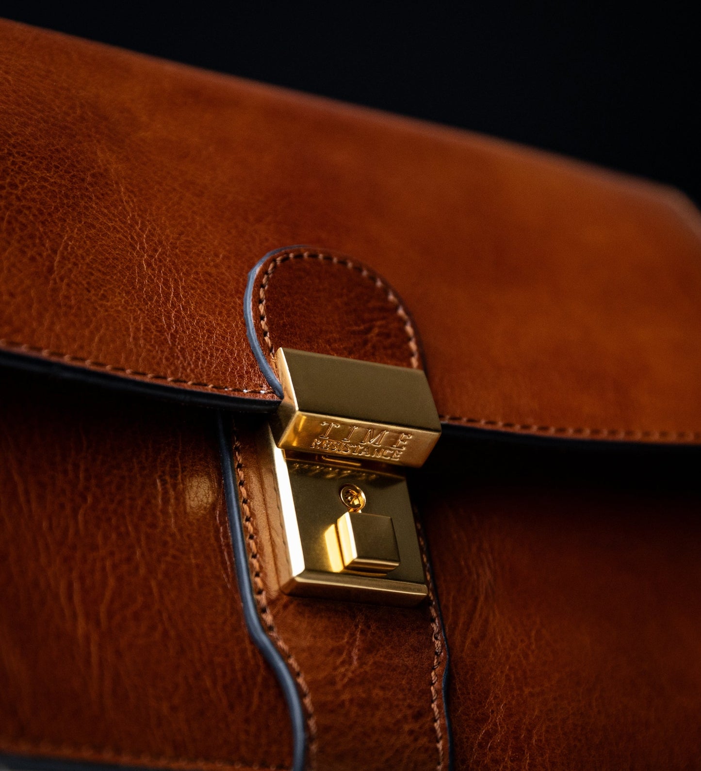Pochette en cuir - Le Faucon maltais