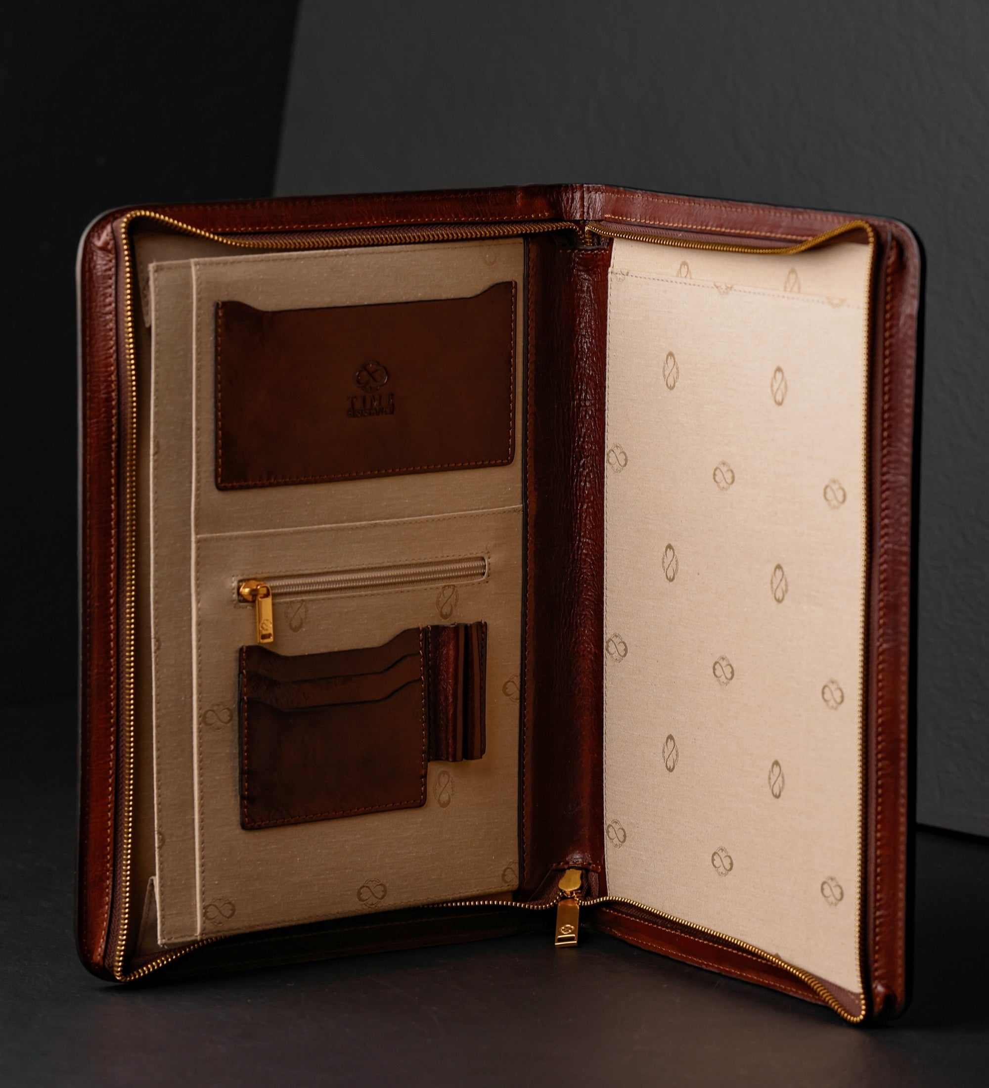 Leather A4 Documents Folder Organizer - Candide