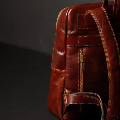 Large Leather Backpack for Men - The Divine Comedy