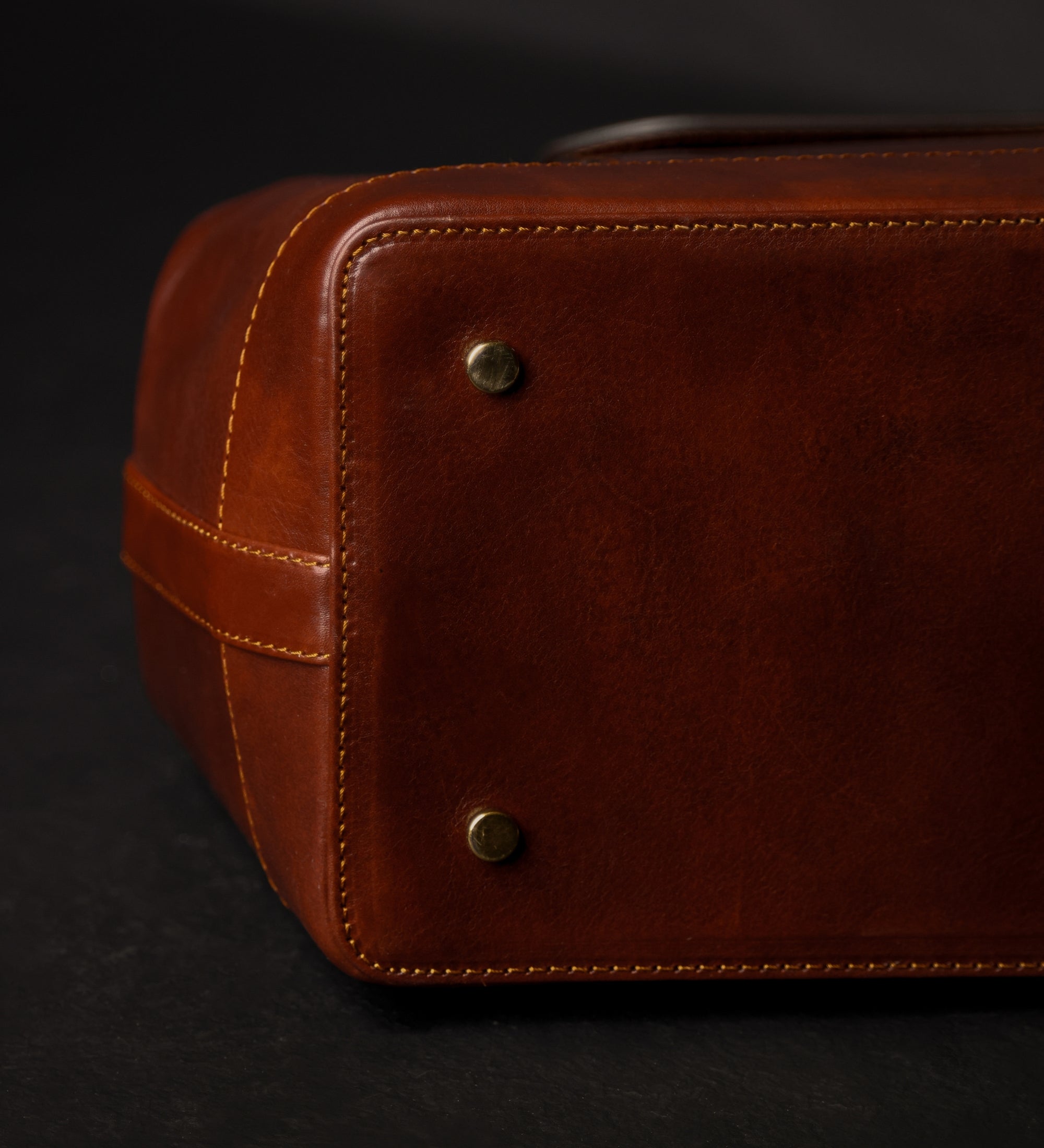 Large Italian Leather Doctor Bag - Hamlet