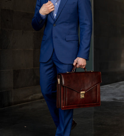 Porte-documents en cuir au design classique - The Magus