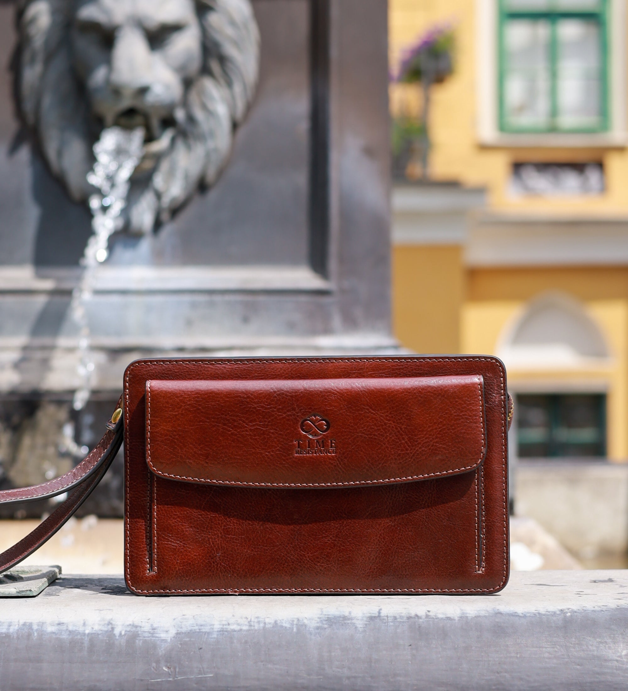 Leather Clutch Purse - Decameron