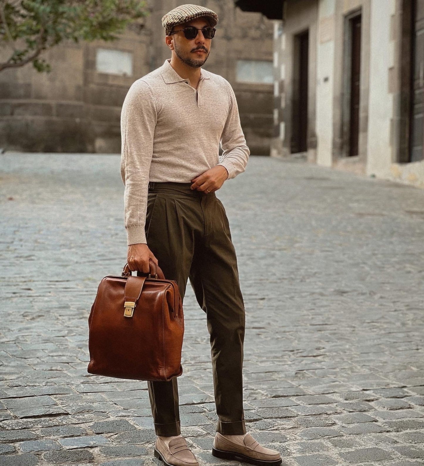 Sac à dos en cuir - A Brief Story of Time