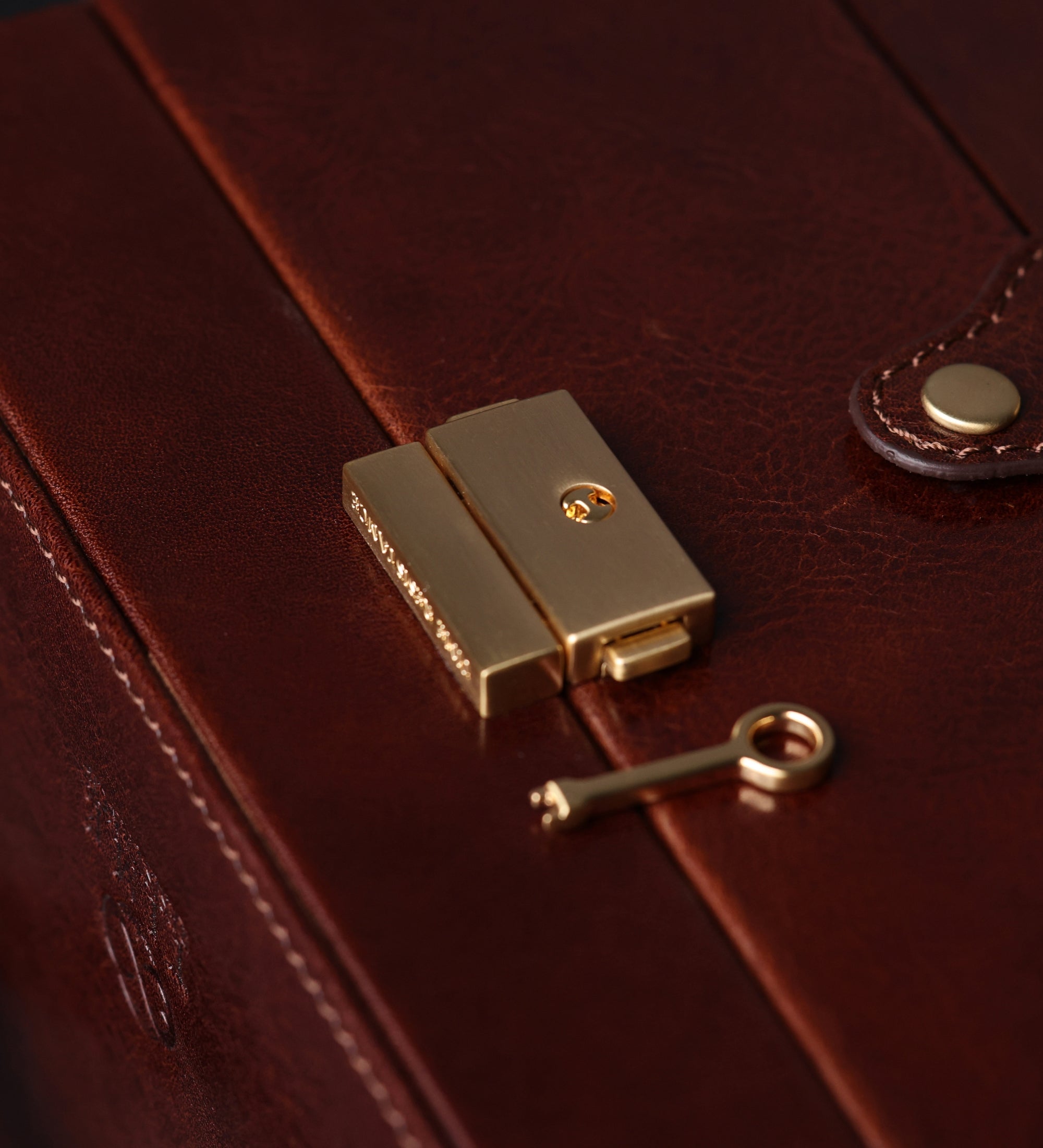 Large Leather Jewelry Box for Women - A Handful of Dust