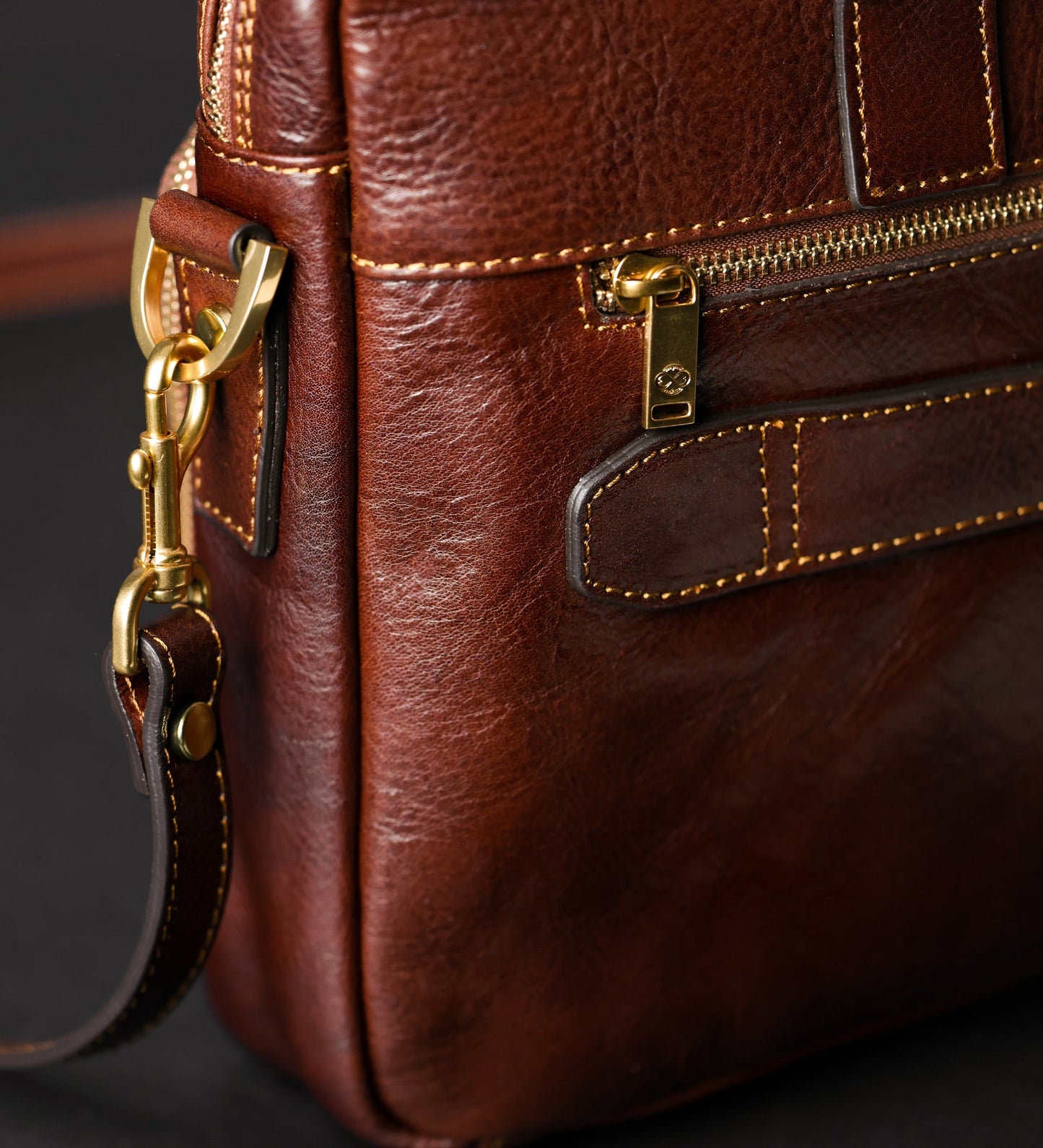 Sacoche en cuir pour ordinateur portable - Orlando