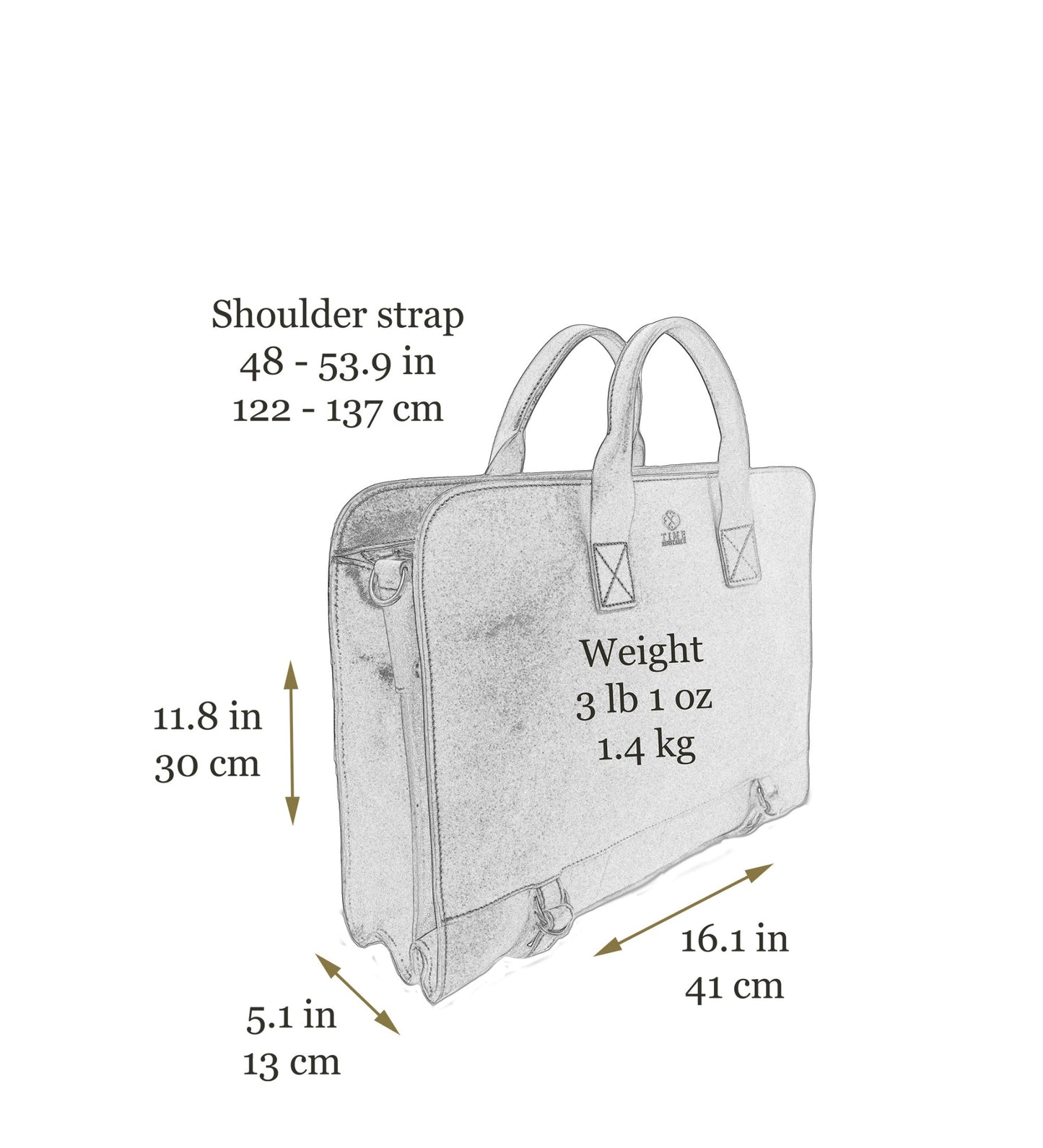 Porte-documents en cuir - Wide Sargasso Sea