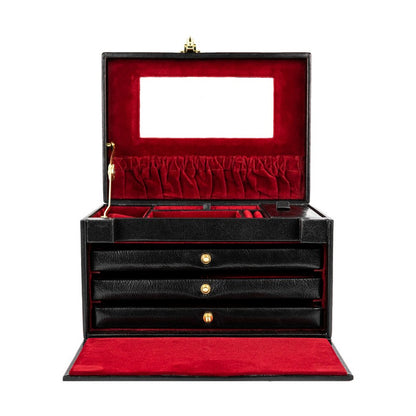 Large Leather Jewelry Box - The Portrait of a Lady Accessories Time Resistance   