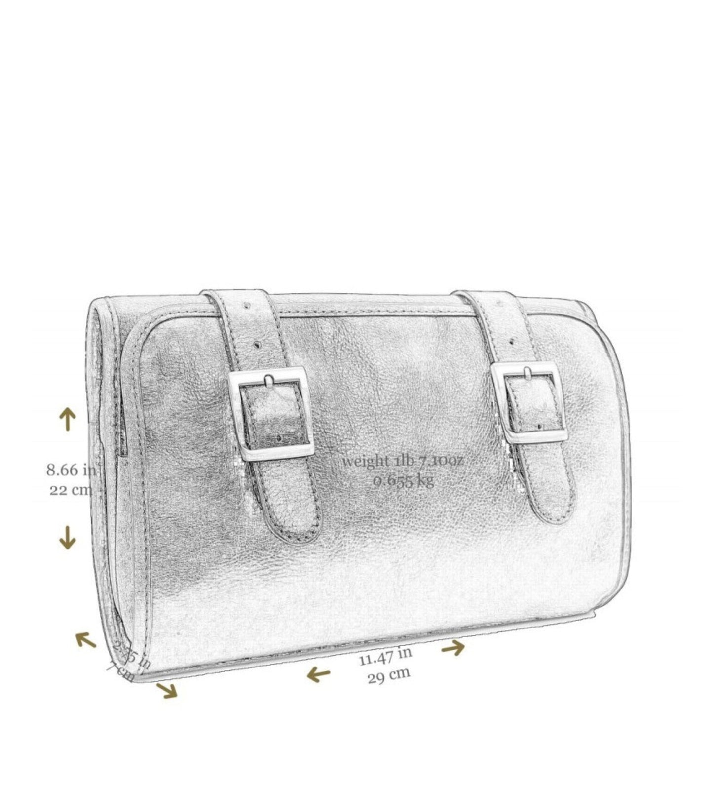 Trousse de toilette à suspendre en cuir - Dracula