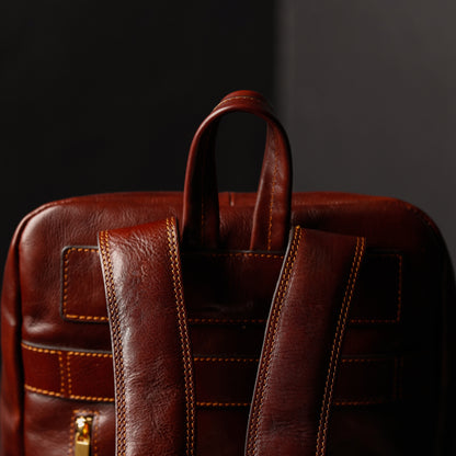 Large Leather Backpack for Men - The Divine Comedy