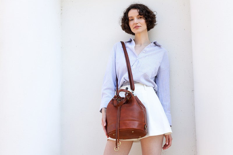 Leather Tote Bag - Light In August For Women Time Resistance   