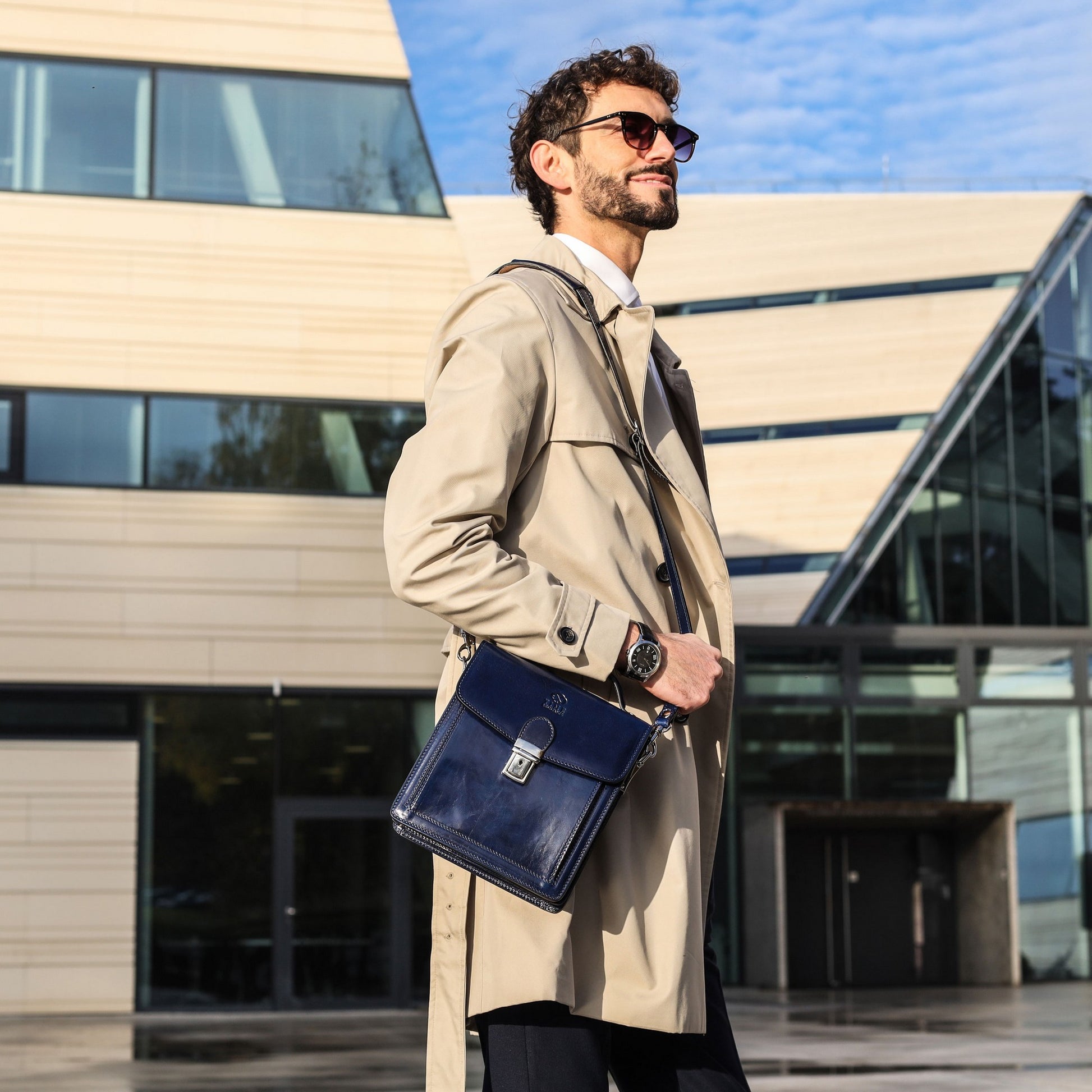 Small Leather Briefcase - Walden Briefcase Time Resistance   