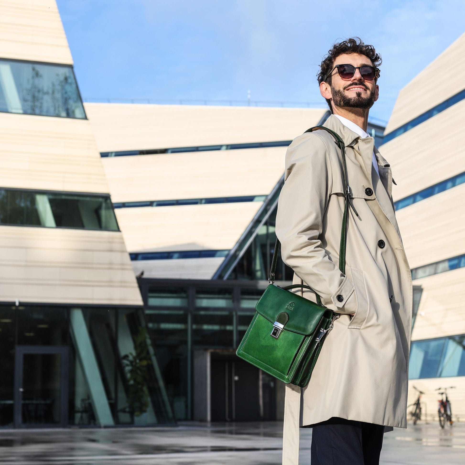 Small Leather Briefcase - Walden Briefcase Time Resistance   