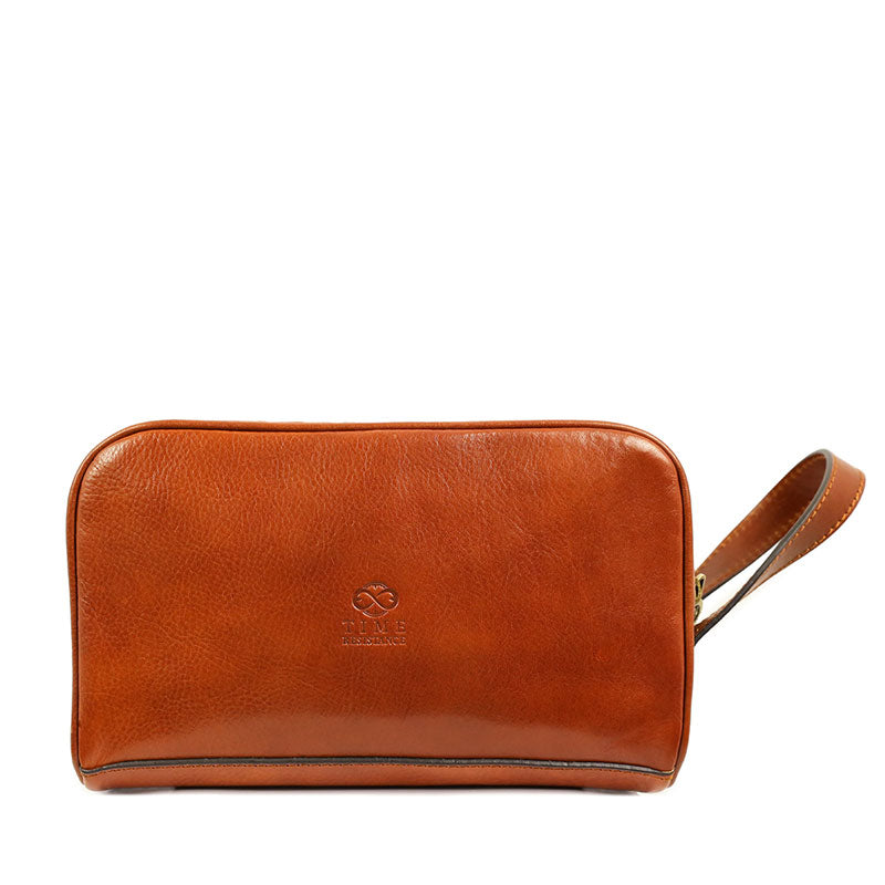 Leather Cosmetic Bag Dopp Kit - All the Kings Men