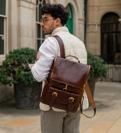 Grand sac à dos en cuir - The Odyssey