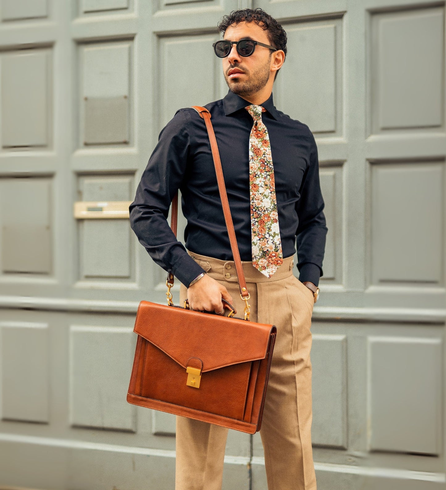 Porte-documents en cuir au design classique - The Magus