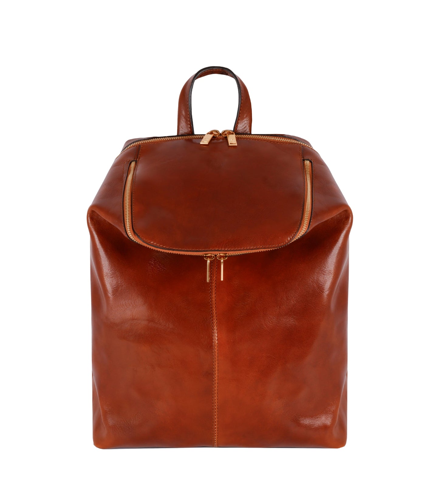 Leather Backpack for Women - A Bend in the River